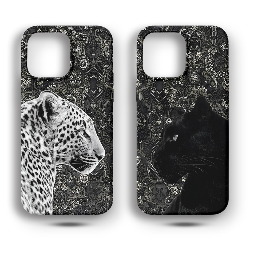 Tiger Couple Premium Telefon Kılıfı - 464-465