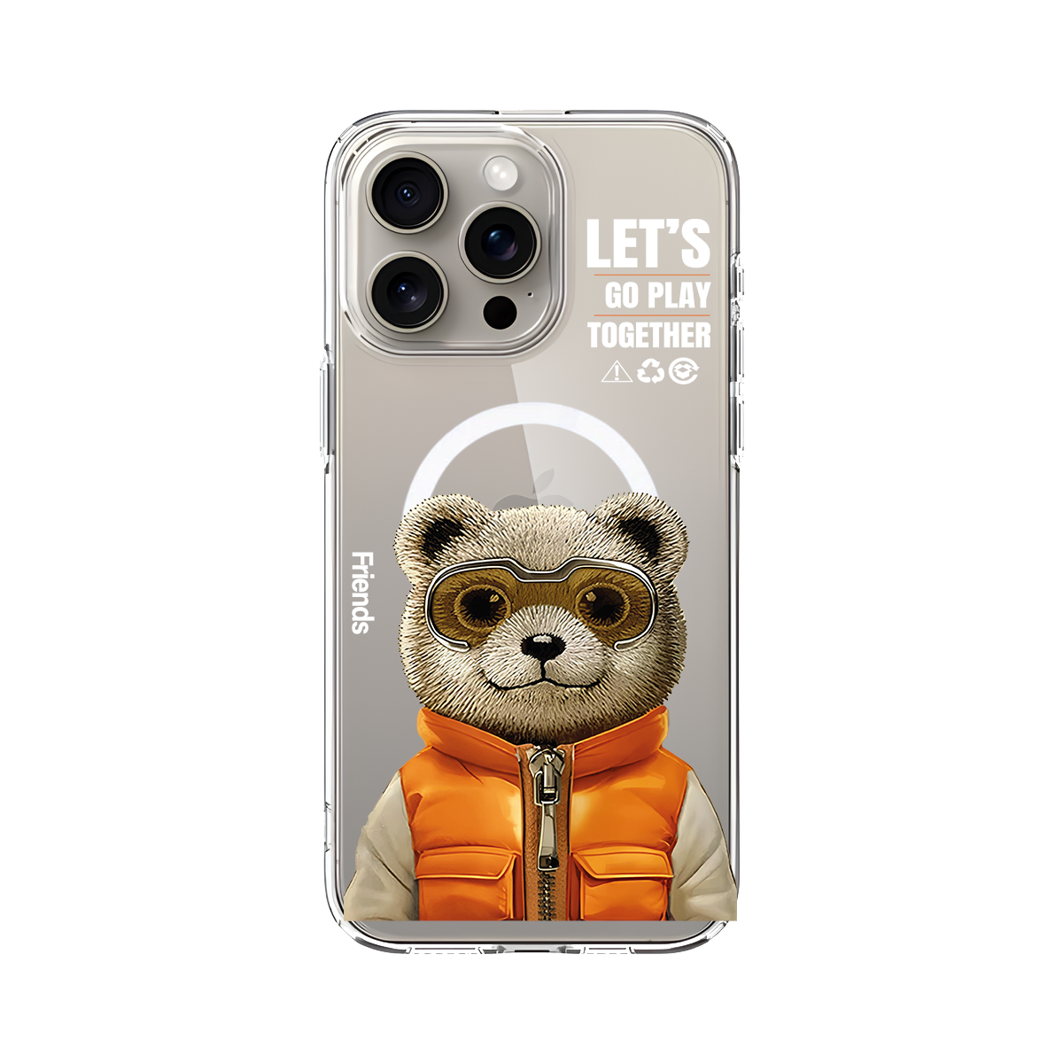 Animal Friends Özel Vernikli Kılıf Tasarım 46