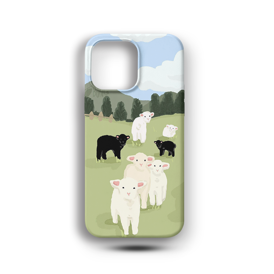 Sevimli Koyunlar Premium Telefon Kılıfı - 522