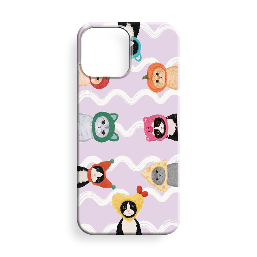 Her Yerden Bakan Kediler Premium Telefon Kılıfı - UV Baskı Lansman Kılıf