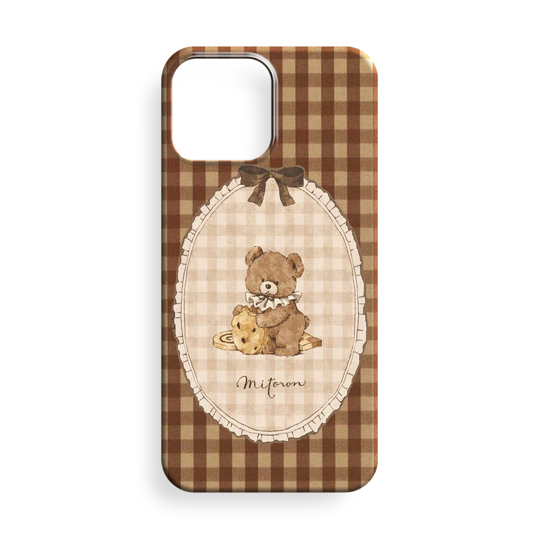 Ayıcık Desenli Premium Telefon Kılıfı - UV Baskı Lansman Kılıf