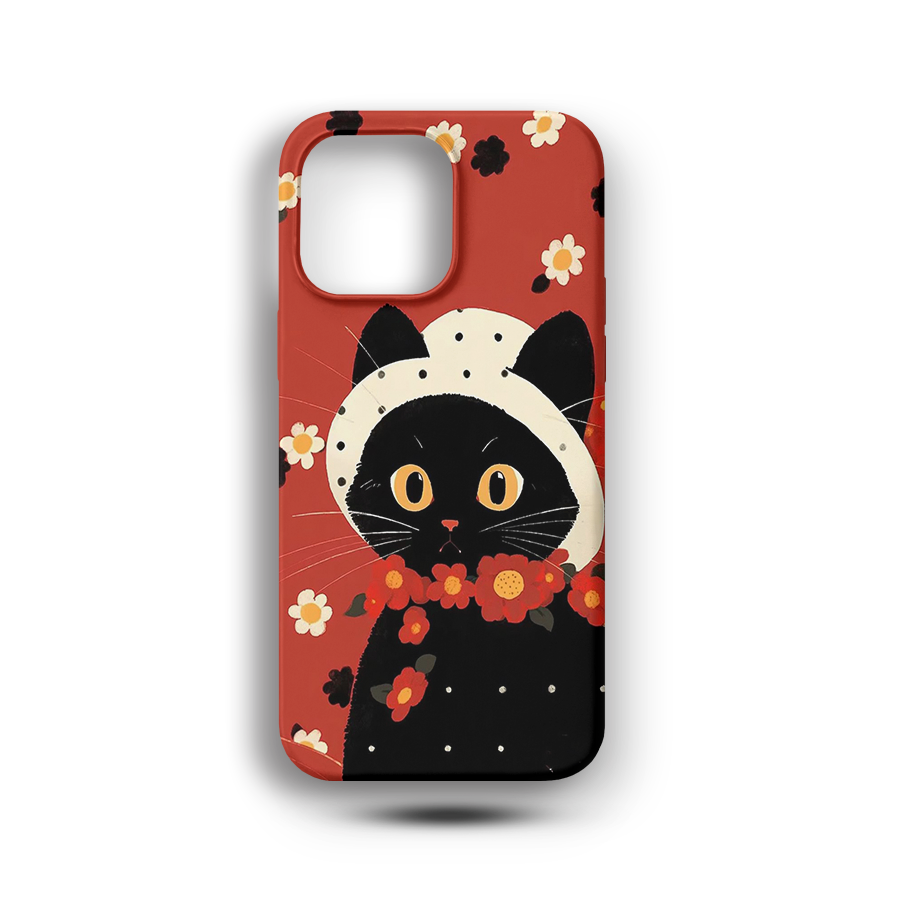 Sevimli Kedi Premium Telefon Kılıfı - 525