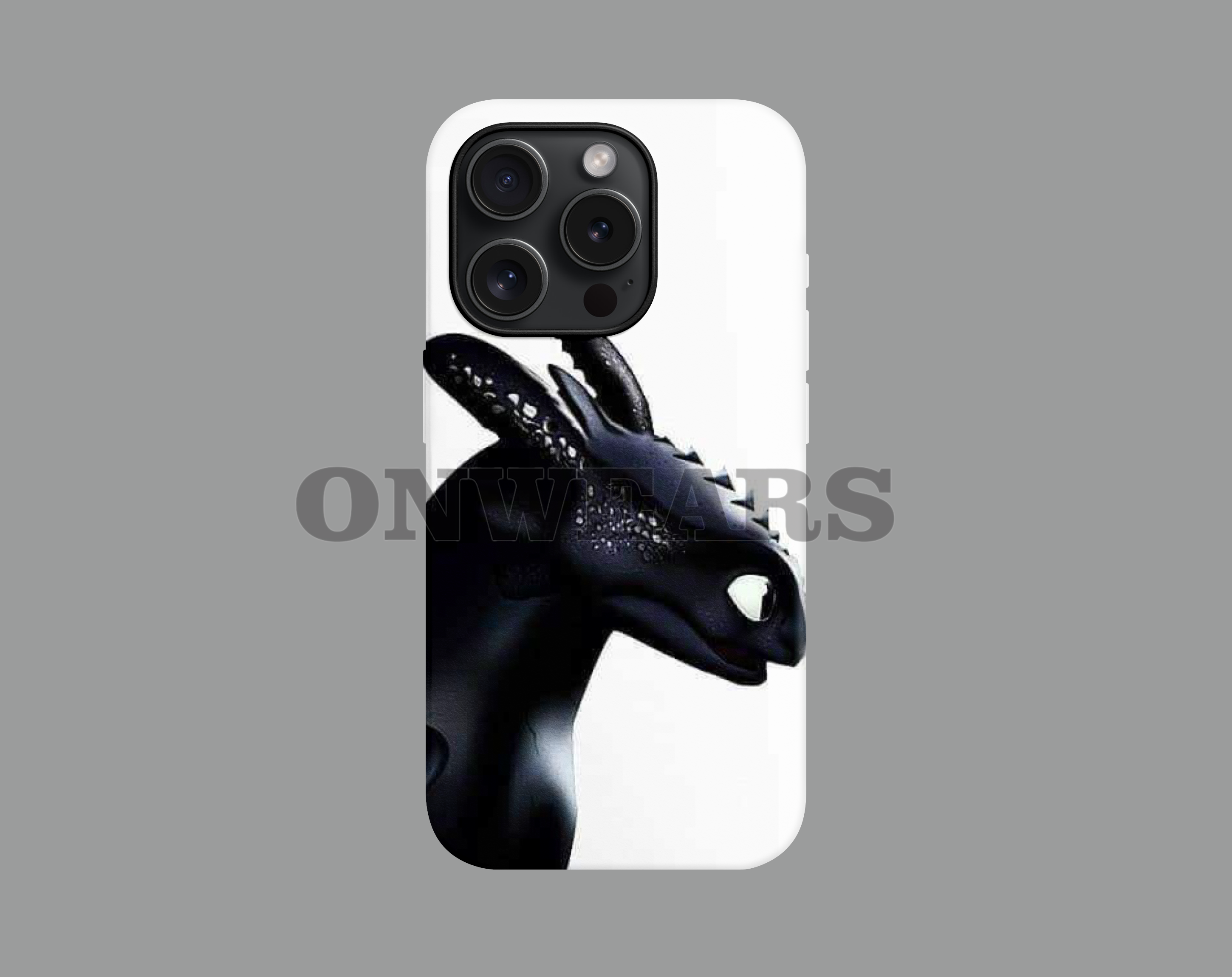 Siyah Dragon Premium Telefon Kılıfı -166