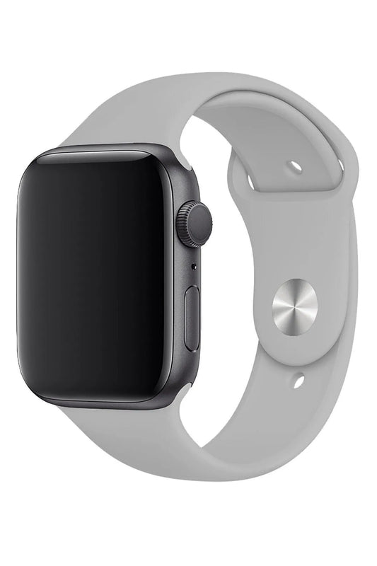 Apple Watch 41/40/38 Mm Series 10(42MM)/9/8/7/6/5/4/3/se Uyumlu Kordon Gri