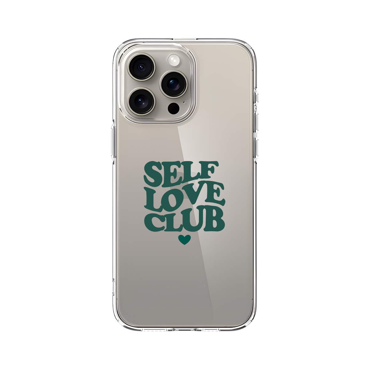 Self Love Clup Şeffaf Kılıf Tasarım 22