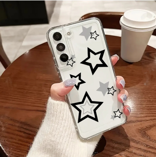 Black Star Şeffaf Kılıf Tasarım 42