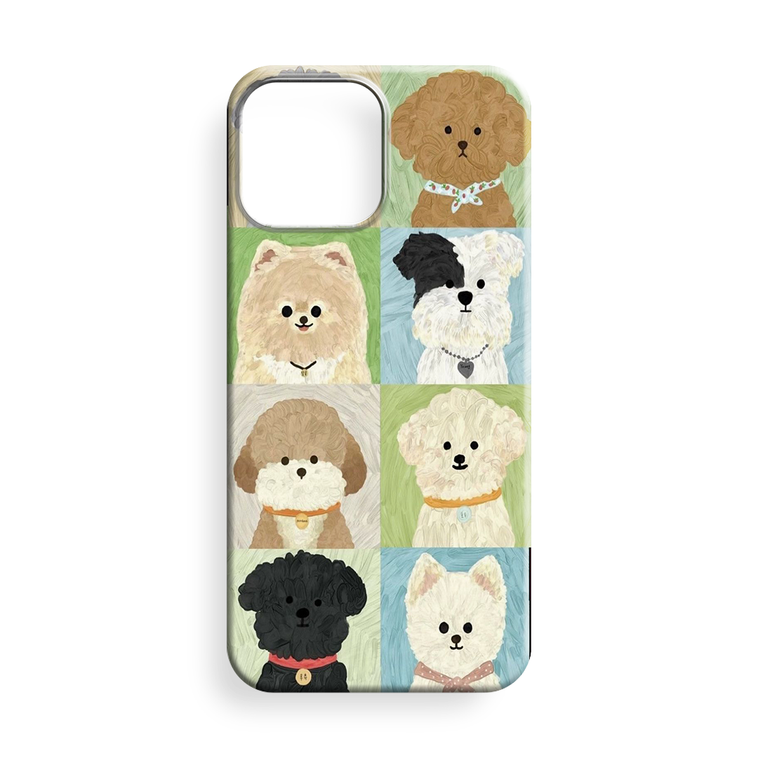 Sevimli Köpekler Premium Telefon Kılıfı - 654
