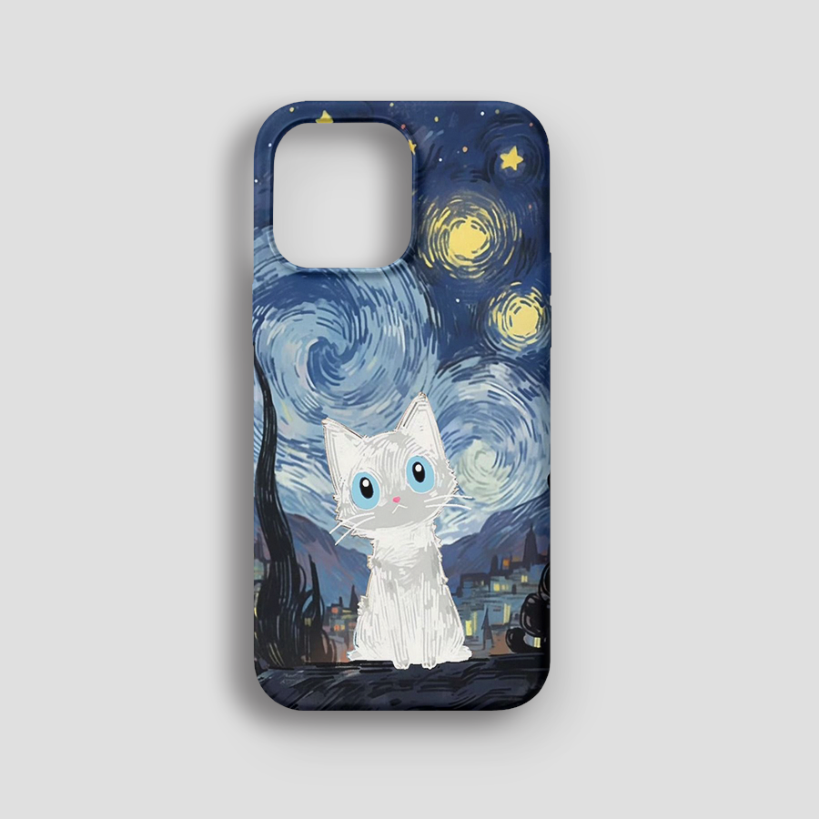 WHITE CAT AND GOGH CASE - 442