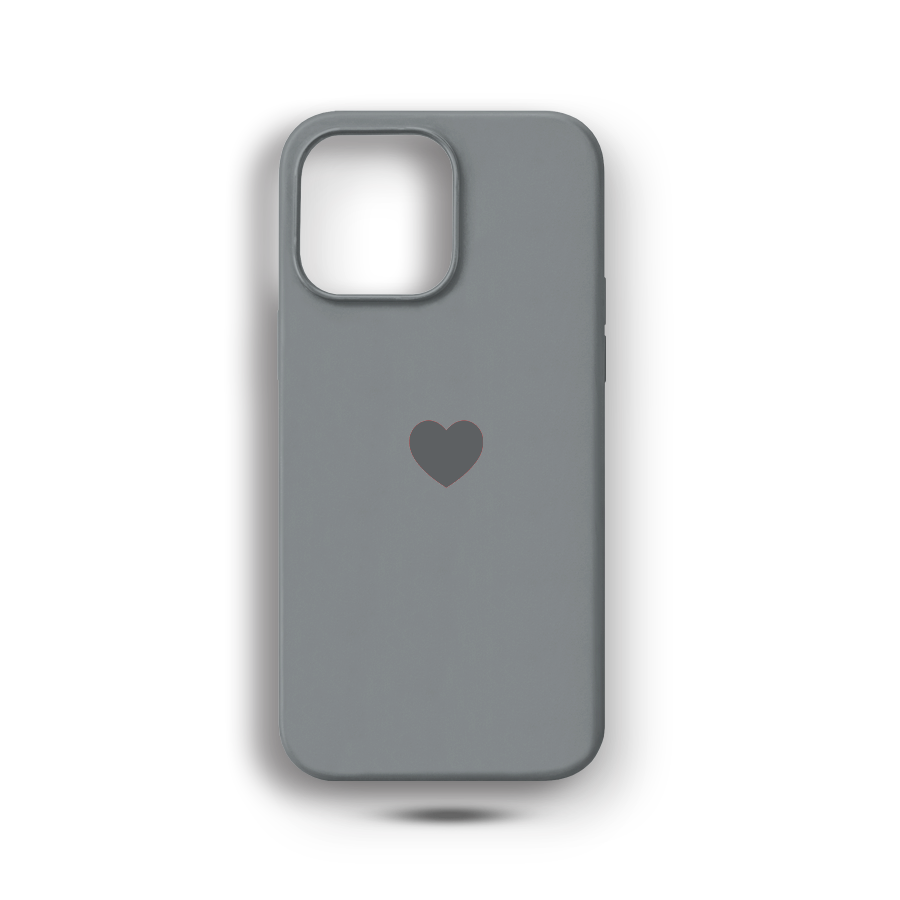 Gri Kalp Logulu Lansman Kılıf