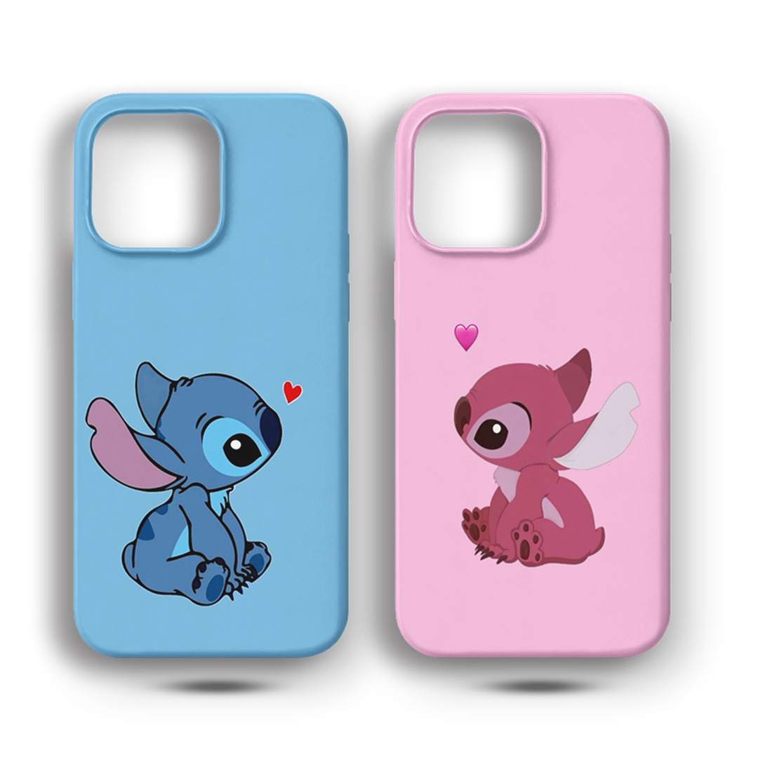 Stıtch ve Angel Couple Premium Telefon Kılıfı - 478-479