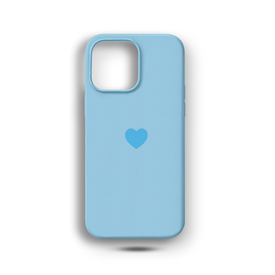 Bebe Mavi Kalp Logulu Lansman Kılıf