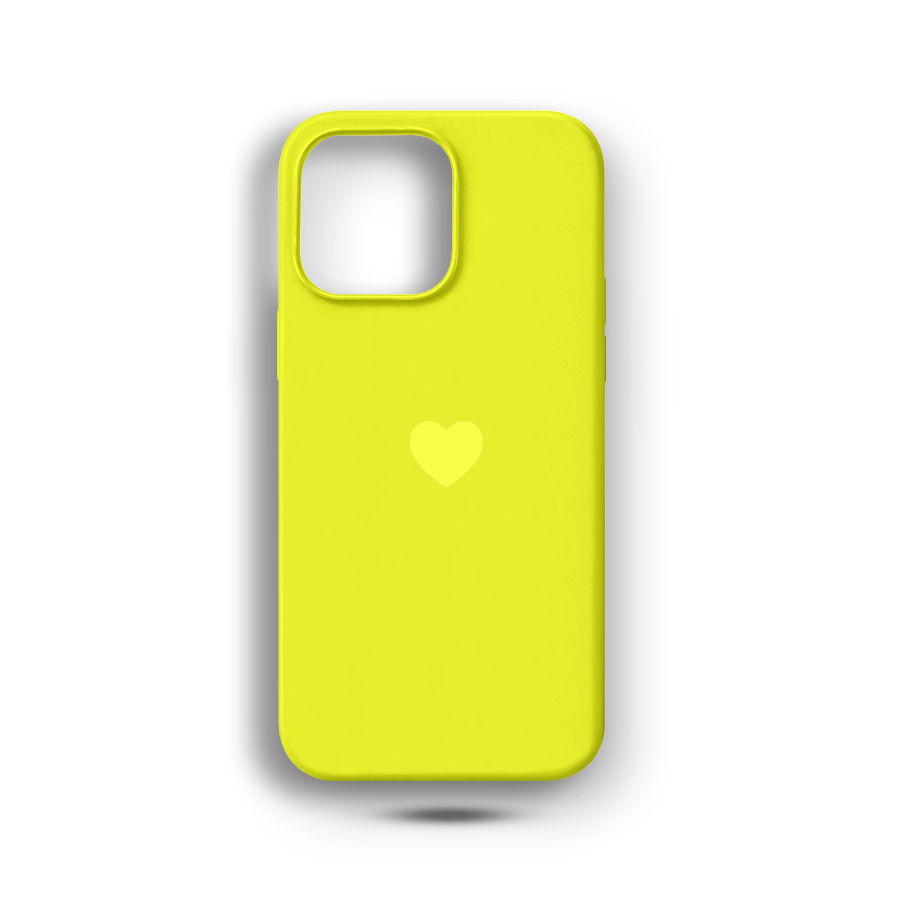 Sarı Kalp Logulu Lansman Kılıf