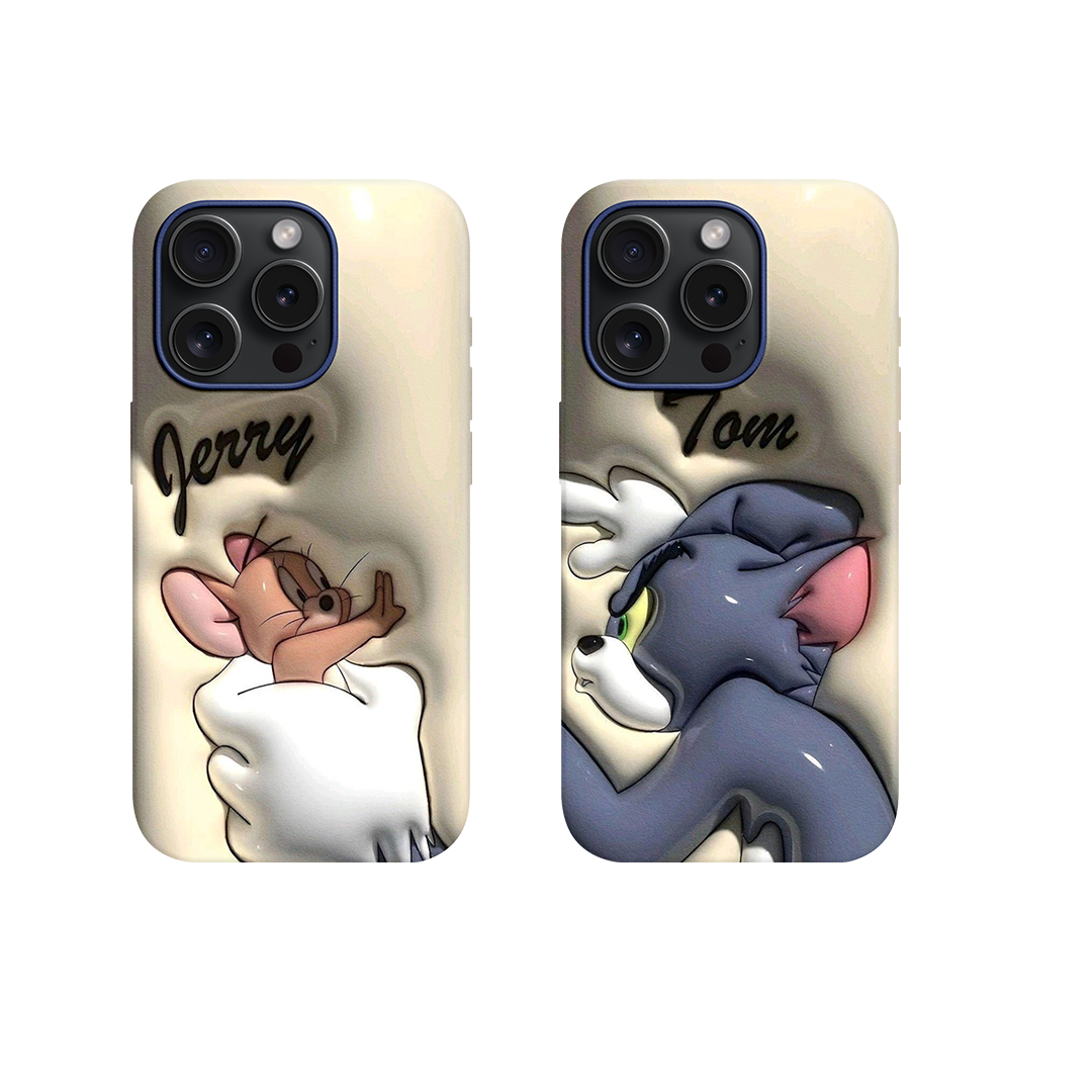 Tom Ve Jerry Couple 398-397 Premium Telefon Kılıfı