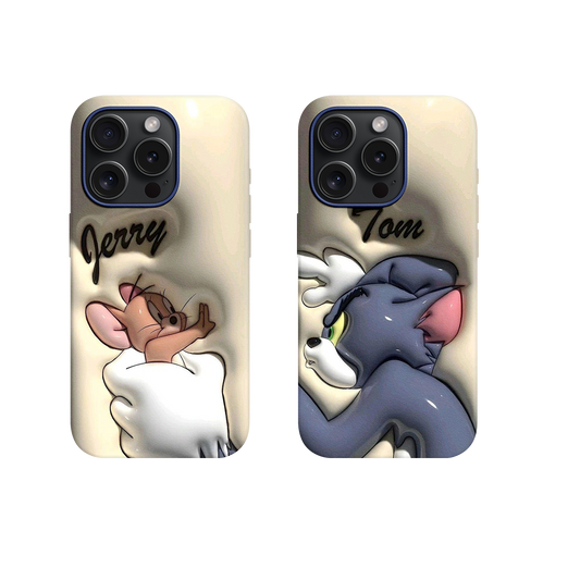 Tom Ve Jerry Couple 398-397 Premium Telefon Kılıfı